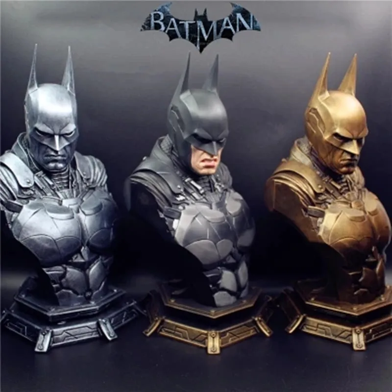Avengers:Infinity War Superhero Bruce Wayne Batman Arkham Knight 1/3 Colophony Crafts Bust Can Be Removable Nipple G869
Avengers:Infinity War Superhero Bruce Wayne Batman Arkham Knight 1/3 Colophony Crafts Bust Can Be Removable Nipple G869