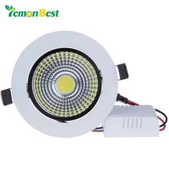 Lemonbest Dimmable LED COB Ceiling Down Light 6W 9W 12W 15W Dowlight Warm / Cool White AC85-265V Recessed Lamp For Home Lighting
Lemonbest Dimmable LED COB Ceiling Down Light 6W 9W 12W 15W Dowlight Warm / Cool White AC85-265V Recessed Lamp For Home Lighting