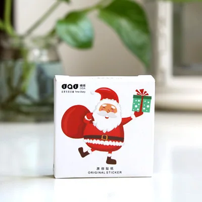 45 pcs/Set Santa Claus Paper Sticker Decoration DIY Handmade Arts Craft Christmas gift | Канцтовары для офиса и дома