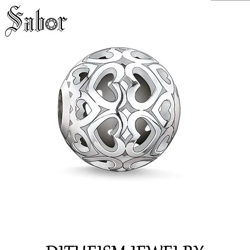 thomas DIY Beads Hearts Bead,2019 New Fashion Silver Jewelry Romantic Gift Women Girl Fit Bracelets Necklace Choker female
thomas DIY Beads Hearts Bead,2019 New Fashion Silver Jewelry Romantic Gift Women Girl Fit Bracelets Necklace Choker female