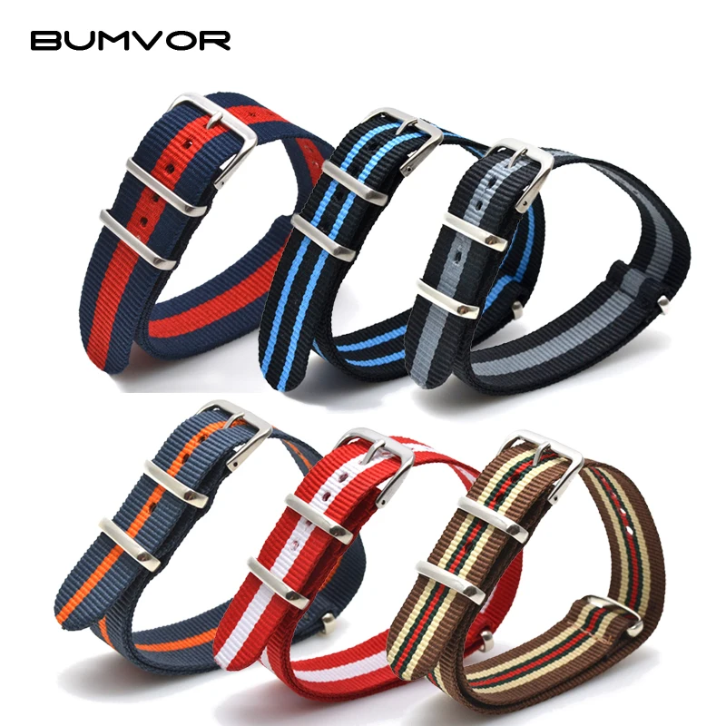 BUMVOR Code46-67 HOT 1PCS 20 mm Watchband Wholesale Watches Men Nylon Nato Strap 20mm WatchBand Waterproof Watch Strap
BUMVOR Code46-67 HOT 1PCS 20 mm Watchband Wholesale Watches Men Nylon Nato Strap 20mm WatchBand Waterproof Watch Strap