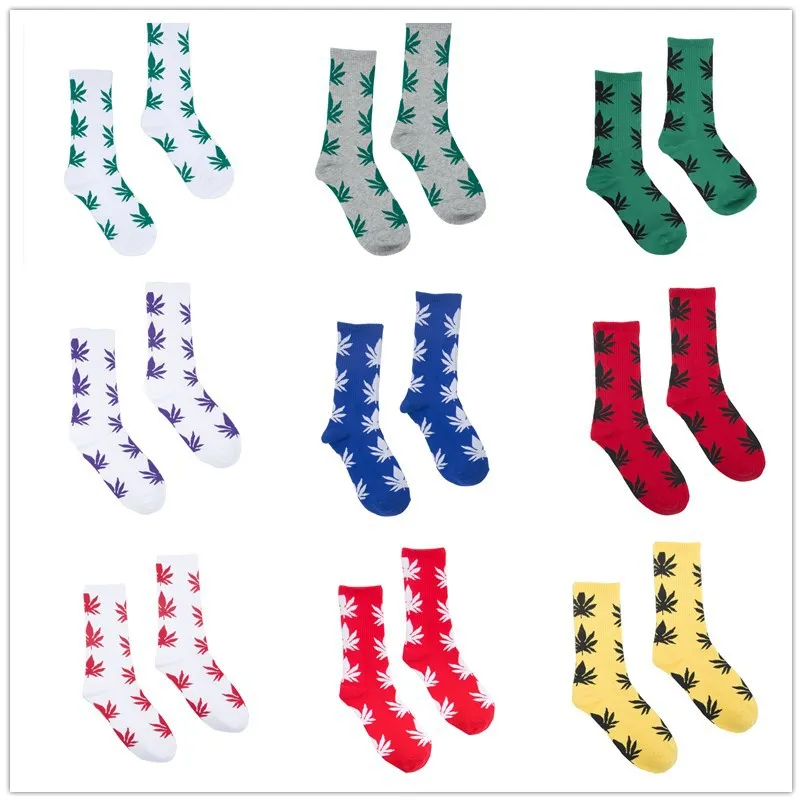 2018 new multi-color hemp leaf maple couple sports socks, fashion sports street skateboard hip hop couple socks
2018 new multi-color hemp leaf maple couple sports socks, fashion sports street skateboard hip hop couple socks
