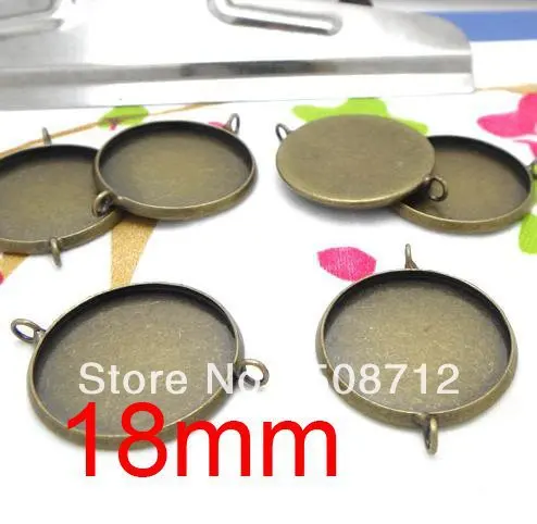 Free shipping!!! Lead Free 200pcs/lot Inside size 18mm bronze color round Cameo Base Sett with double ring
Free shipping!!! Lead Free 200pcs/lot Inside size 18mm bronze color round Cameo Base Sett with double ring