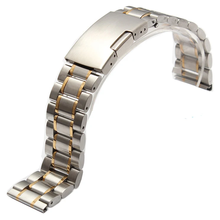 2016 Hot sale 18mm 19mm 20mm 21mm 22mm 24mm 26mm silver and gold new men metal band watch stainless steel bracelets straight end
2016 Hot sale 18mm 19mm 20mm 21mm 22mm 24mm 26mm silver and gold new men metal band watch stainless steel bracelets straight end