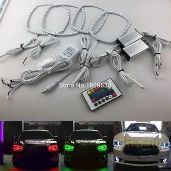 For Dodge Charger 2011 2012 2013 2014 RGB LED headlight rings halo angel demon eyes with remote controller
For Dodge Charger 2011 2012 2013 2014 RGB LED headlight rings halo angel demon eyes with remote controller