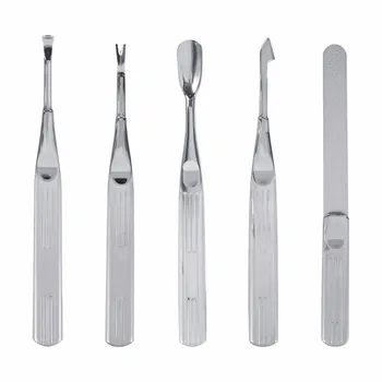 5 Pcs Stainless Steel Foot File Cuticle Spoon Pusher Dead Skin Fork Callus Rasp Remover Professional Manicure Pedicure Tool Set
5 Pcs Stainless Steel Foot File Cuticle Spoon Pusher Dead Skin Fork Callus Rasp Remover Professional Manicure Pedicure Tool Set