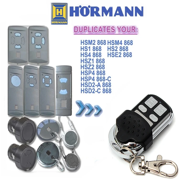 1pcs 4 channel Hormann remote control Compatible with HSM2, HSM4 868MHz remote free shipping
1pcs 4 channel Hormann remote control Compatible with HSM2, HSM4 868MHz remote free shipping