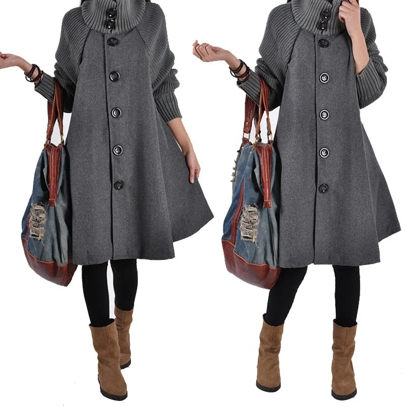 Zogaa 2018 New Fashion Winter Women Sweaters Cotton Long Jacket Woolen Coat Casual Batwing Sleeve Overcoat Outware Loose
Zogaa 2018 New Fashion Winter Women Sweaters Cotton Long Jacket Woolen Coat Casual Batwing Sleeve Overcoat Outware Loose