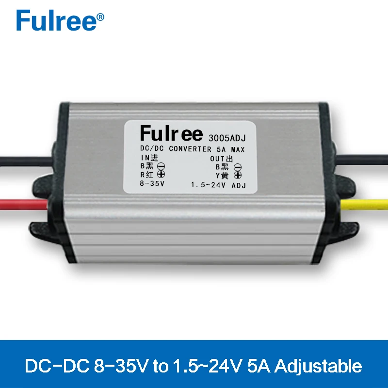 50PCs DC-DC Step Down Power Converter 8-35V to 19V 17V 15V 13.8V 12V 6V 5V DIY Output 1.5V-24V Adjustable Buck Voltage Regulator 
50PCs DC-DC Step Down Power Converter 8-35V to 19V 17V 15V 13.8V 12V 6V 5V DIY Output 1.5V-24V Adjustable Buck Voltage Regulator