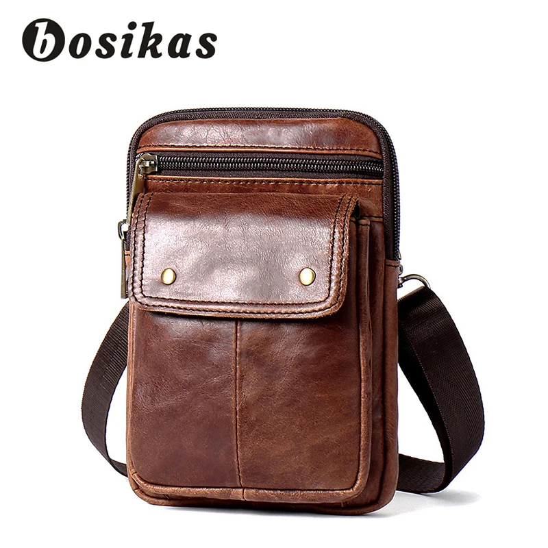 BOSIKAS Genuine Leather Waist Bag Men Vintage Bags Phone Case Cover Travel Belt Bag Leather Waist Pack Fanny Pack Waist Pouch
BOSIKAS Genuine Leather Waist Bag Men Vintage Bags Phone Case Cover Travel Belt Bag Leather Waist Pack Fanny Pack Waist Pouch