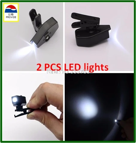 PROVIDE Universal Flexible LED Eyeglass Clip On Mini Book Reading Light Lamp kids lights For Glasses Safety | Безопасность и