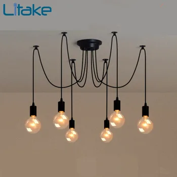 Vintage 6/8/10 Heads Multiple Rod Dome Iron Ceiling Pendent Light Retro Industrial Pendant lights Cafe Bar Home Decor Fixture
Vintage 6/8/10 Heads Multiple Rod Dome Iron Ceiling Pendent Light Retro Industrial Pendant lights Cafe Bar Home Decor Fixture