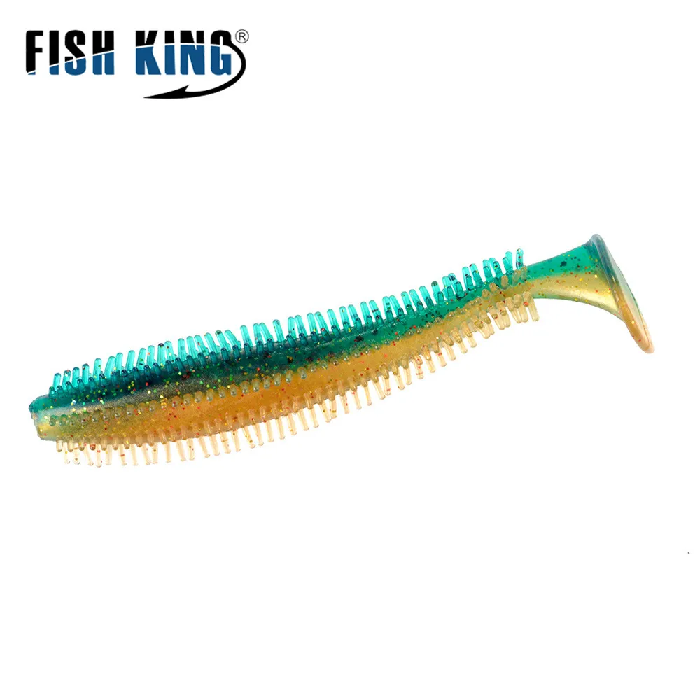 FISH KING 4-5pcs Sea Cucumber Paddle Soft Fishing Lure 4g 9g 9cm 12cm Jigging Worm Bass Wobblers Shad Silicone Fishing Bait
FISH KING 4-5pcs Sea Cucumber Paddle Soft Fishing Lure 4g 9g 9cm 12cm Jigging Worm Bass Wobblers Shad Silicone Fishing Bait