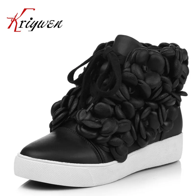 Large size 34-40 2016 fall women ankle boots cowhide soft leather flower genuine leather women short boots flat with shoes lady
Large size 34-40 2016 fall women ankle boots cowhide soft leather flower genuine leather women short boots flat with shoes lady