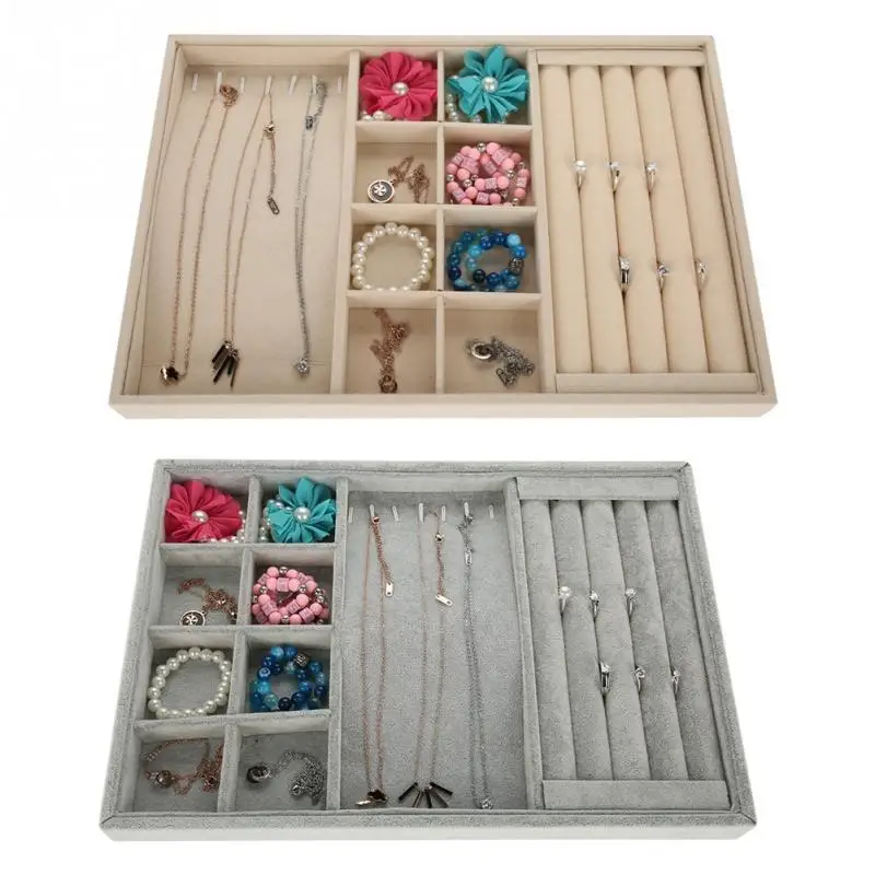 Jewelry Packaging Display Gray Soft Velvet pendant Jewelry Earring Necklace Pendant Bracelet Tray Holder Case
Jewelry Packaging Display Gray Soft Velvet pendant Jewelry Earring Necklace Pendant Bracelet Tray Holder Case