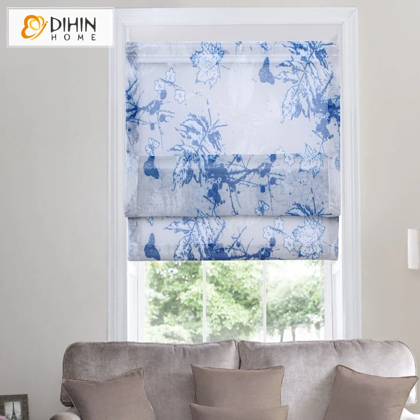 DIHIN HOME Pastoral Floral Printed Blackout Curtain Rollor Blinds Cotton/Linen Cloth Roman Blinds Window Curtains
DIHIN HOME Pastoral Floral Printed Blackout Curtain Rollor Blinds Cotton/Linen Cloth Roman Blinds Window Curtains
