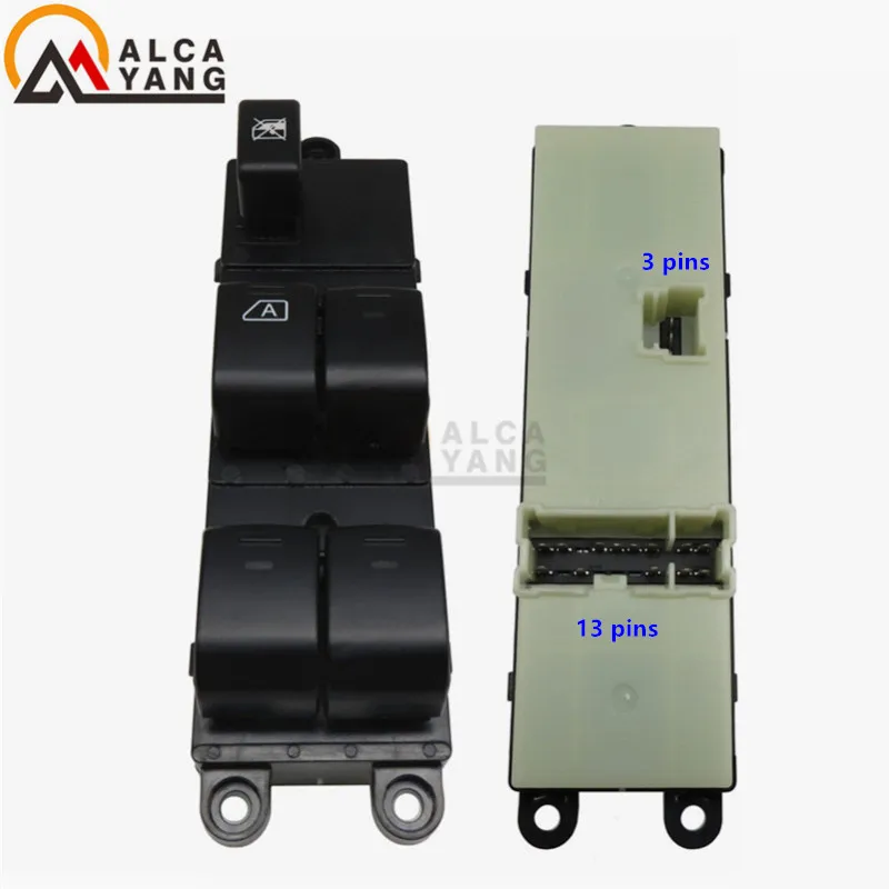 13pins + 3pins For Nissan Navara D40 Master Electric Power Window Lifter Switch 2004-2016 25401EB30B, 25401-BR00B, 25401-JD001
13pins + 3pins For Nissan Navara D40 Master Electric Power Window Lifter Switch 2004-2016 25401EB30B, 25401-BR00B, 25401-JD001