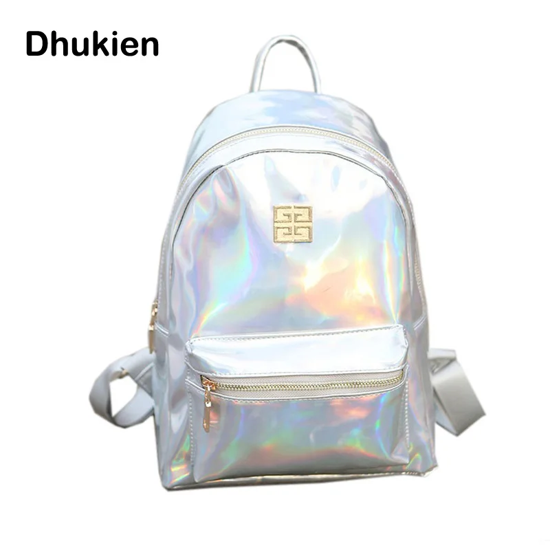 New Small Hologram Backpacks Girl School Bag Shoulder Women Rainbow Colorful Metallic Silver Laser Holographic Bags
New Small Hologram Backpacks Girl School Bag Shoulder Women Rainbow Colorful Metallic Silver Laser Holographic Bags