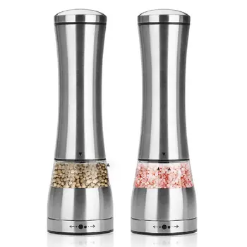 Stainless Steel Manual Pepper Mill Salt And Pepper Mill Grinder Seasoning Pot Spice Sugar Bean Mills Kitchen Cooking Tools
Stainless Steel Manual Pepper Mill Salt And Pepper Mill Grinder Seasoning Pot Spice Sugar Bean Mills Kitchen Cooking Tools