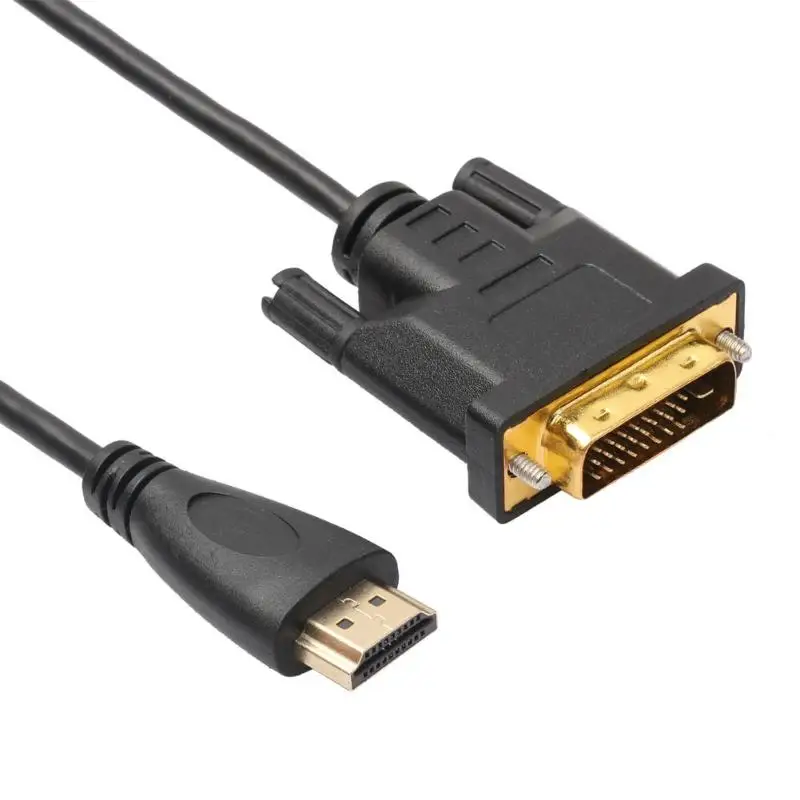 

1m 1.8m 3m 5m HDMI to DVI DVI-D Cable 24+1 pin Adapter Cables 1080P for LCD DVD HDTV XBOX PS3 HDMI Kable