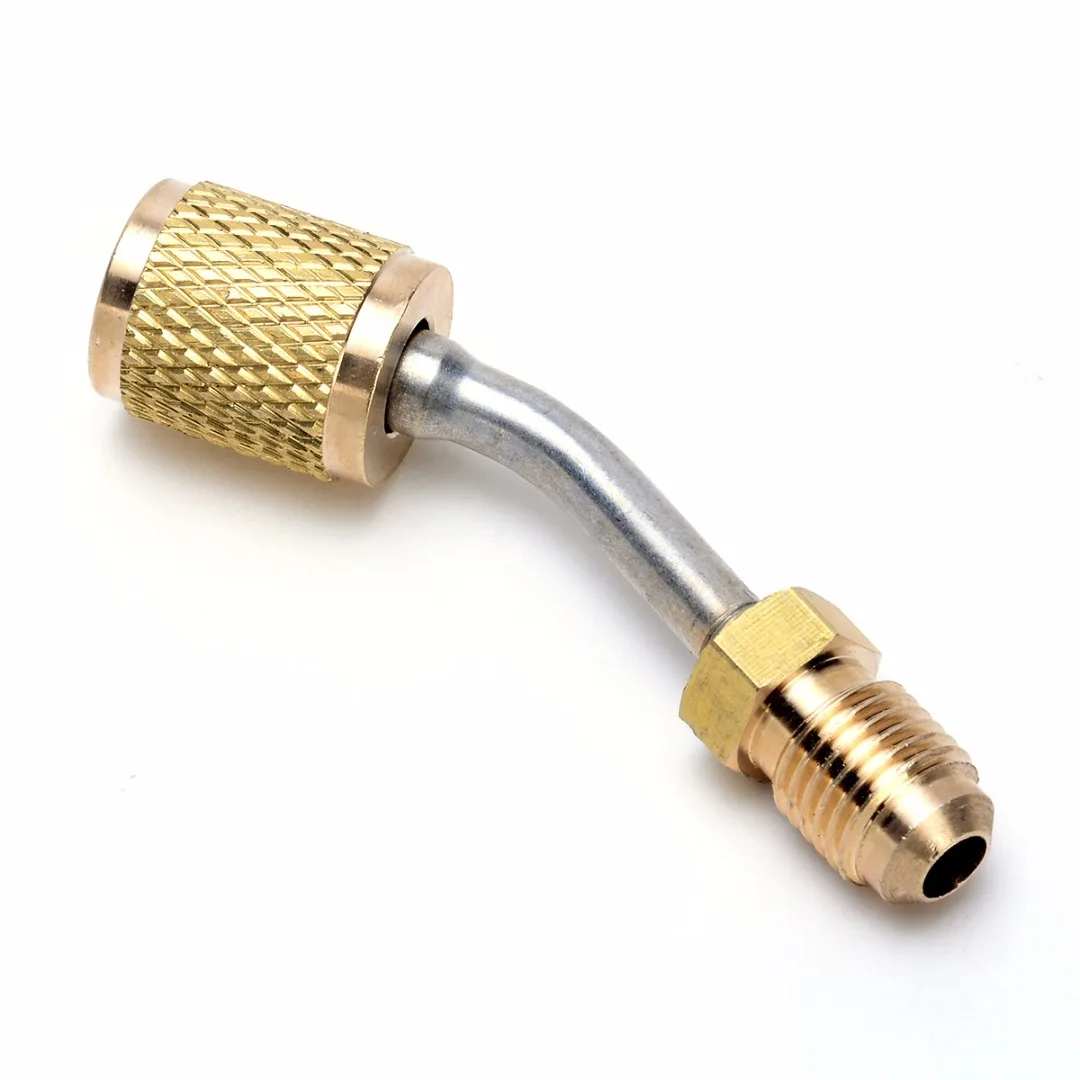 Durable Split Ductless Service Port Adapter 5/16" SAE Female to 1/4" SAE Male Mayitr Brass Air Condition R410a Adaptor Connector
Durable Split Ductless Service Port Adapter 5/16" SAE Female to 1/4" SAE Male Mayitr Brass Air Condition R410a Adaptor Connector