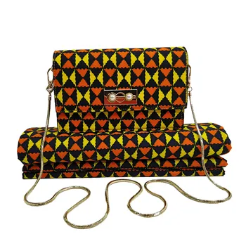 Wax print fabric African fabric Ankara wax print bags for party 100% Cotton African wax 6 yards with handbag sets h1906
Wax print fabric African fabric Ankara wax print bags for party 100% Cotton African wax 6 yards with handbag sets h1906