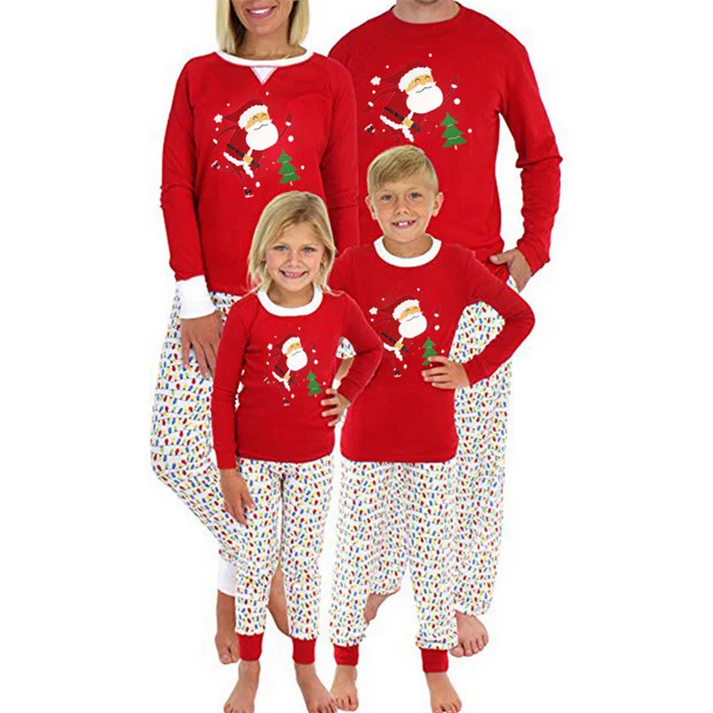 Family Matching Christmas Pajamas Set Adult Women Men Baby Kid Cute Santa Claus Printed Sleepwear Xmas Long Sleeve Nightwear Hot
Family Matching Christmas Pajamas Set Adult Women Men Baby Kid Cute Santa Claus Printed Sleepwear Xmas Long Sleeve Nightwear Hot