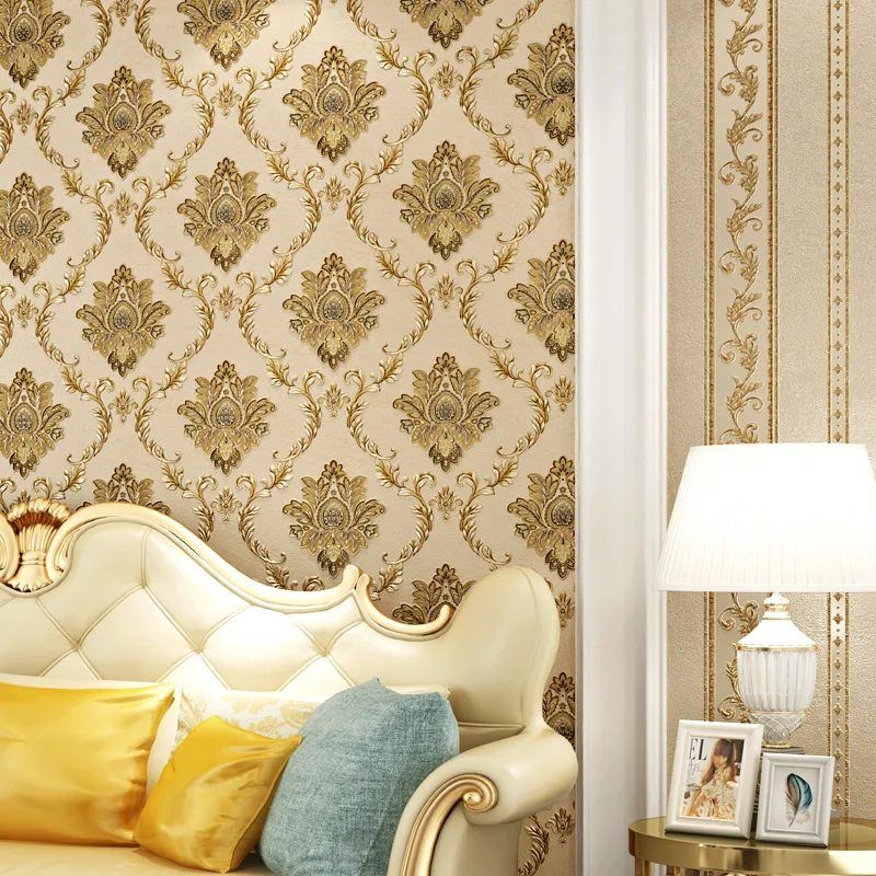 European Damascus wallpaper luxury embossed engineering hotel beauty salon health center dedicated background floral wallpaper
European Damascus wallpaper luxury embossed engineering hotel beauty salon health center dedicated background floral wallpaper