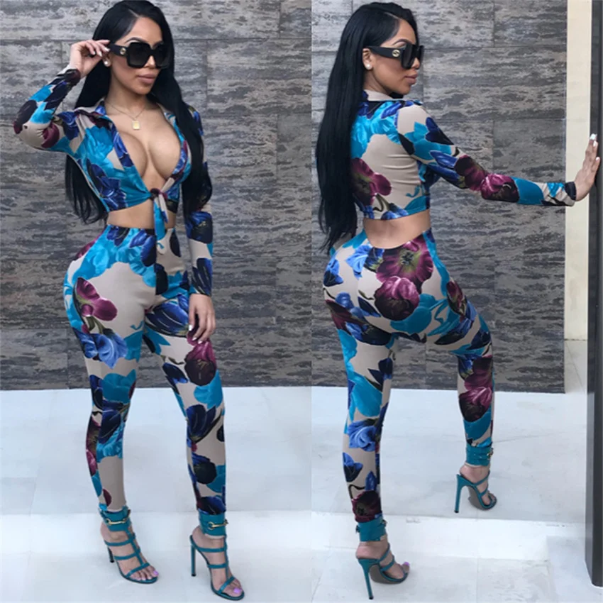 Print Sexy club 2 Two Piece Set Women Long Sleeve Lace Up Crop Top And Elastic Waist Pencil Pants Bodycon Sundress streetwear
Print Sexy club 2 Two Piece Set Women Long Sleeve Lace Up Crop Top And Elastic Waist Pencil Pants Bodycon Sundress streetwear