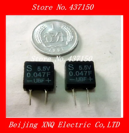 Super capacitor farad capacitor 5.5V 0.047F that 40,007 one thousand microfarads
Super capacitor farad capacitor 5.5V 0.047F that 40,007 one thousand microfarads
