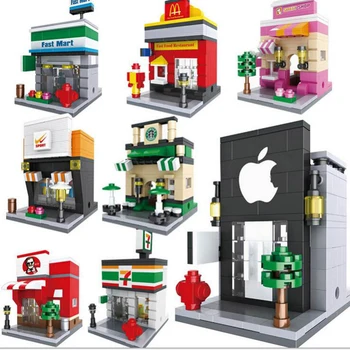 Mini city Street 3D Model blocks playmobil Retail Store Store Coffee Miniature Building Block Toy for the kid architecture toys
Mini city Street 3D Model blocks playmobil Retail Store Store Coffee Miniature Building Block Toy for the kid architecture toys
