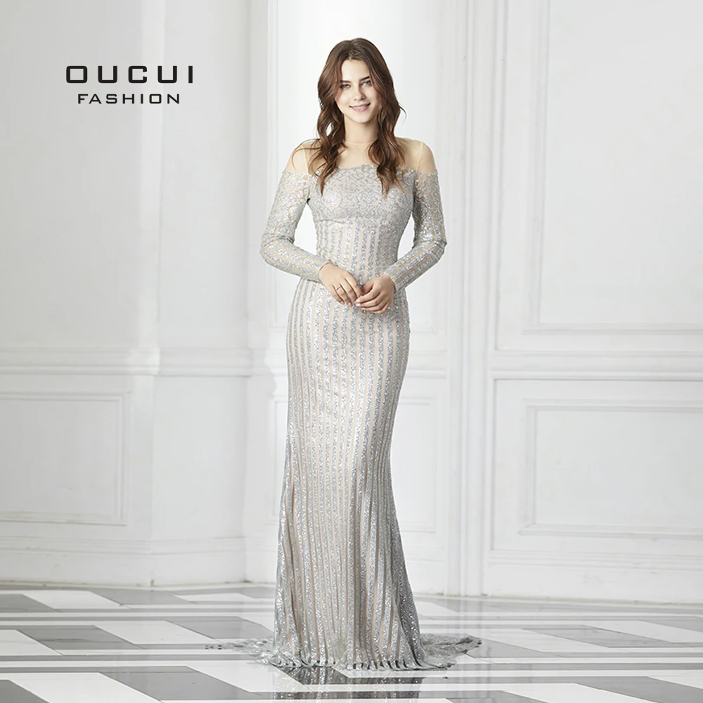 Full Sleeve Luxury Long Evening Dress Sequined Tulle Flower Prom Gown New Fashion OL103089
Full Sleeve Luxury Long Evening Dress Sequined Tulle Flower Prom Gown New Fashion OL103089