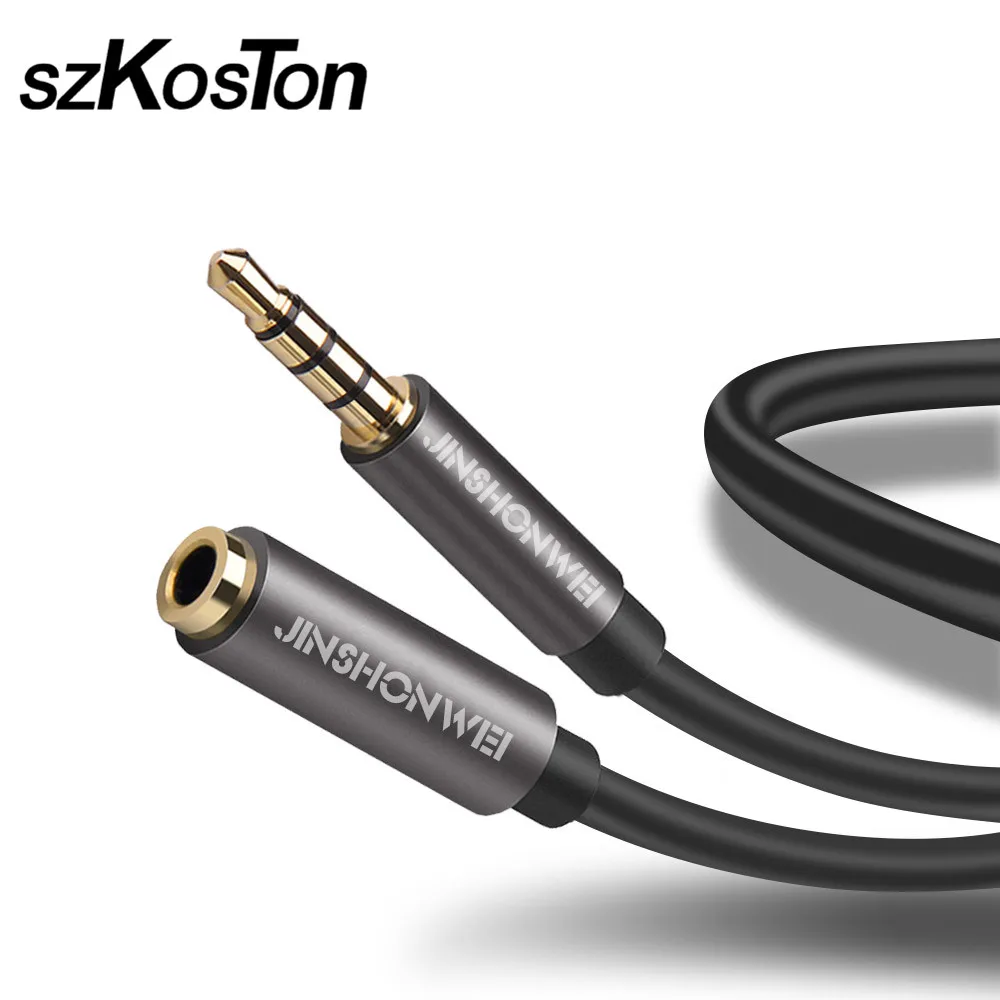 Jack 3.5mm Audio Extension Cable Male to Female Aux Cable Headphone Extension Cable for Xiaomi Huawei Plated Auxiliary Cable
Jack 3.5mm Audio Extension Cable Male to Female Aux Cable Headphone Extension Cable for Xiaomi Huawei Plated Auxiliary Cable