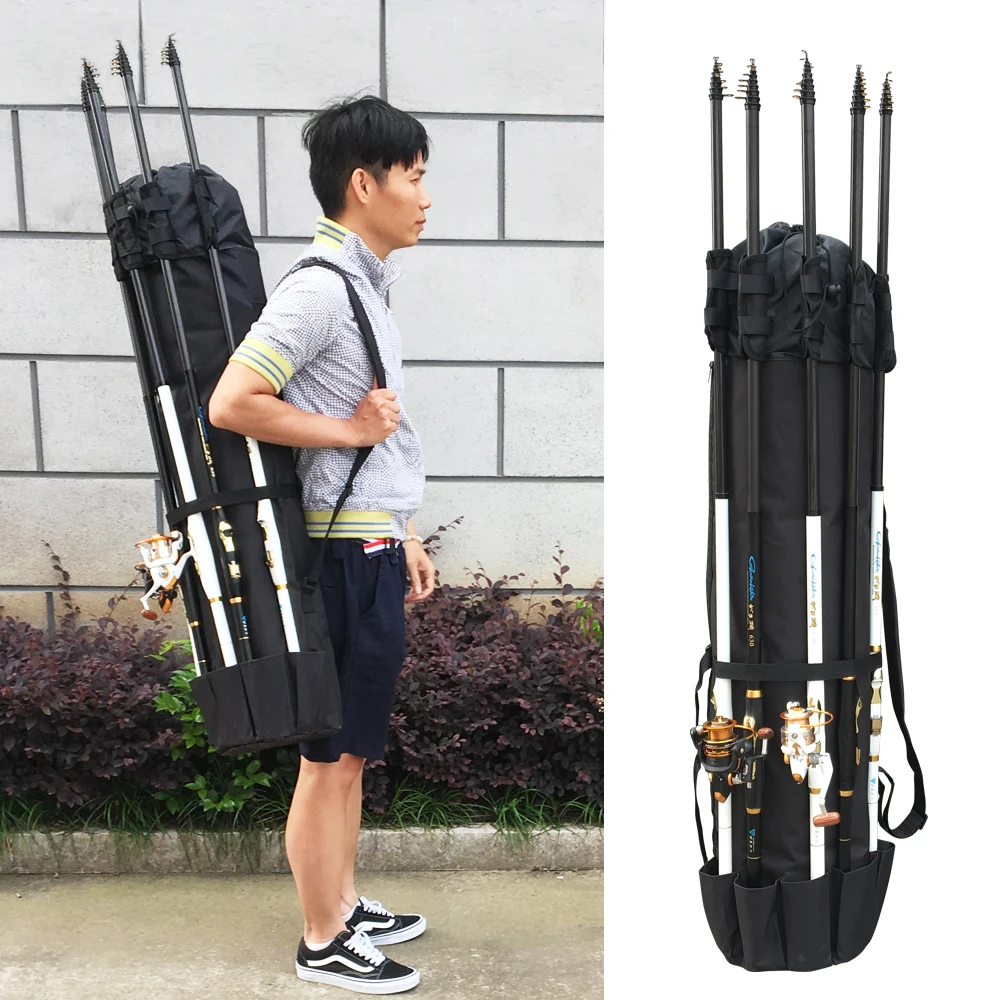Fishing Bag Portable Folding Fishing Rod Reel Bag Fishing Tackle Carry Bag Case Travel Storage Bag
Fishing Bag Portable Folding Fishing Rod Reel Bag Fishing Tackle Carry Bag Case Travel Storage Bag