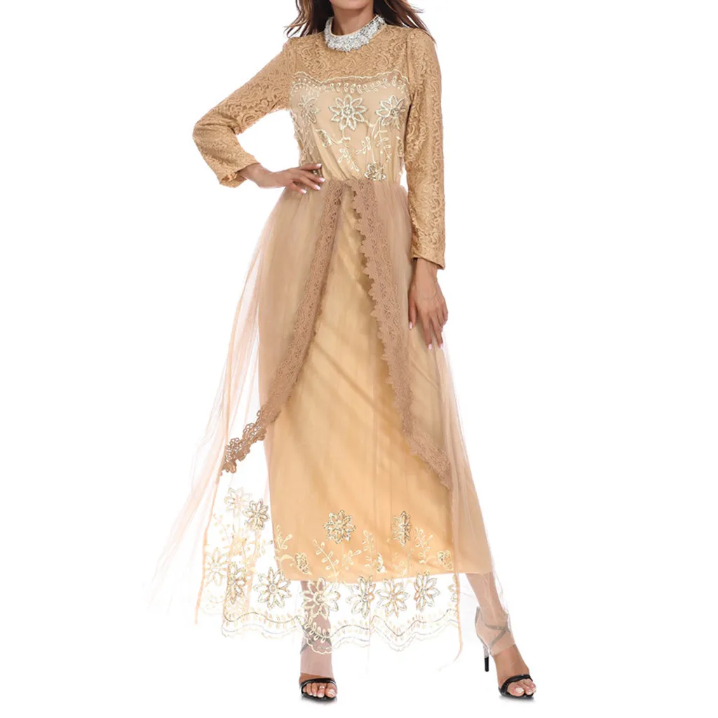 WEomen's Maxi Ramadan Dress Trumpet Sleeve Abaya Long dressRobe Gowns Tunic Belt Prayer caftan marocai longsleeve dress muslim
WEomen's Maxi Ramadan Dress Trumpet Sleeve Abaya Long dressRobe Gowns Tunic Belt Prayer caftan marocai longsleeve dress muslim