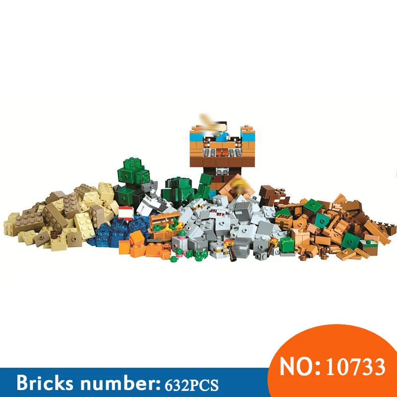 BELA 10733 the Crafting Box 2.0 Building Blocks Sets Bricks My worlds Movie Model Kids Toys For Children Compatible 21135
BELA 10733 the Crafting Box 2.0 Building Blocks Sets Bricks My worlds Movie Model Kids Toys For Children Compatible 21135
