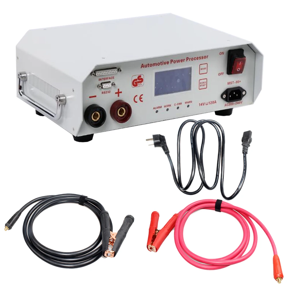 Intelligent Battery Charger MST90+ 14V120A Auto Car ECU Programming/Coding Voltage Stabilizer For 12V lead-acid battery charging
Intelligent Battery Charger MST90+ 14V120A Auto Car ECU Programming/Coding Voltage Stabilizer For 12V lead-acid battery charging
