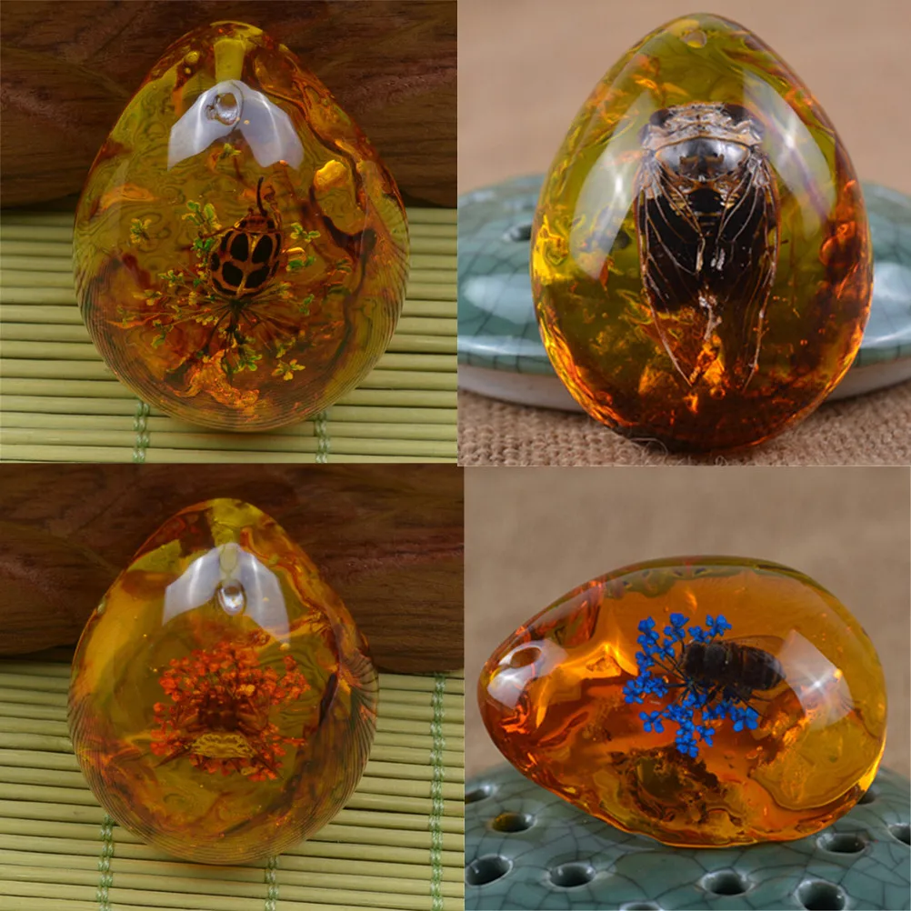 DIY Ornament Crafts Gift Fashion Natural Insect Inclusion Amber Baltic Gemstone Pendant Necklace Sweater Decorations
DIY Ornament Crafts Gift Fashion Natural Insect Inclusion Amber Baltic Gemstone Pendant Necklace Sweater Decorations