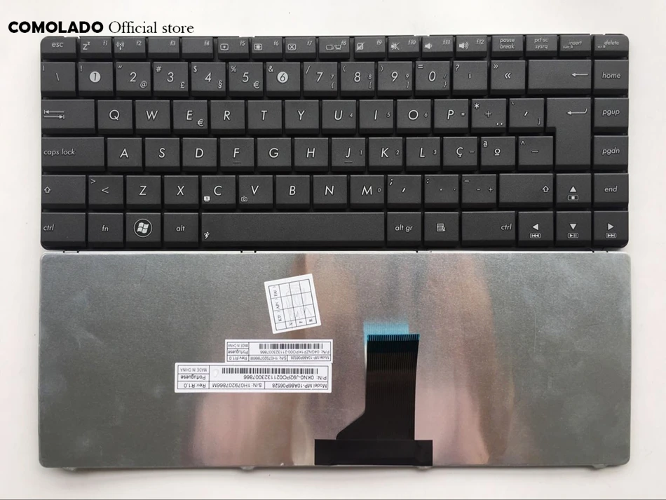 PO Portugal keyboard FOR ASUS K43S K42JZ X43B U41J K42D U31S U31J U31F U35J P31S N43 N43S N43SL P43 X44H Laptop Keyboard PO Layout