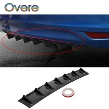 Overe 1PC 자동차 뒷 범퍼 수정 스포일러 상어 지느러미 BMW E60 E36 E46 E90 E39 E30 F30 F10 F20 X5 E53 E70 E87 E34(China)