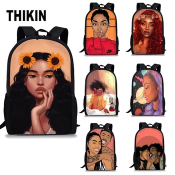THIKIN Black Queen Traditional African Art Women/Couple/kids Backpacks American Girls School Bags Bookbag Teenager Satchel 2019
THIKIN Black Queen Traditional African Art Women/Couple/kids Backpacks American Girls School Bags Bookbag Teenager Satchel 2019