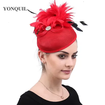 Imitation sinamay formal chapeau cap women elegant wedding fascinator hat headband bride show banquet fedora cao fancy feathers
Imitation sinamay formal chapeau cap women elegant wedding fascinator hat headband bride show banquet fedora cao fancy feathers