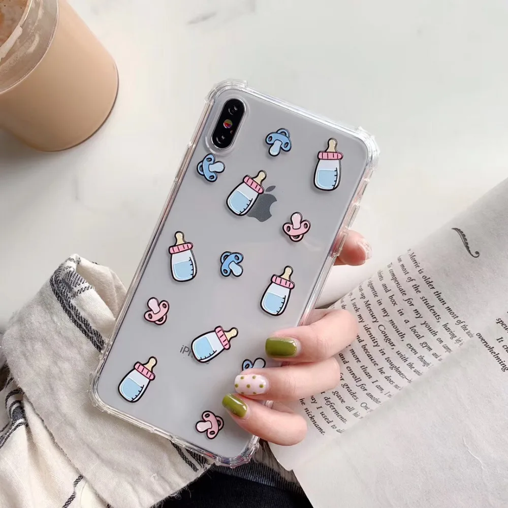 KAIEN ins funny cute Pacifier bottle fashion soft cover for Apple Mobile phone case for iPhone 6 6s 7plus 8 8plus 10 X XR XS MAX
KAIEN ins funny cute Pacifier bottle fashion soft cover for Apple Mobile phone case for iPhone 6 6s 7plus 8 8plus 10 X XR XS MAX