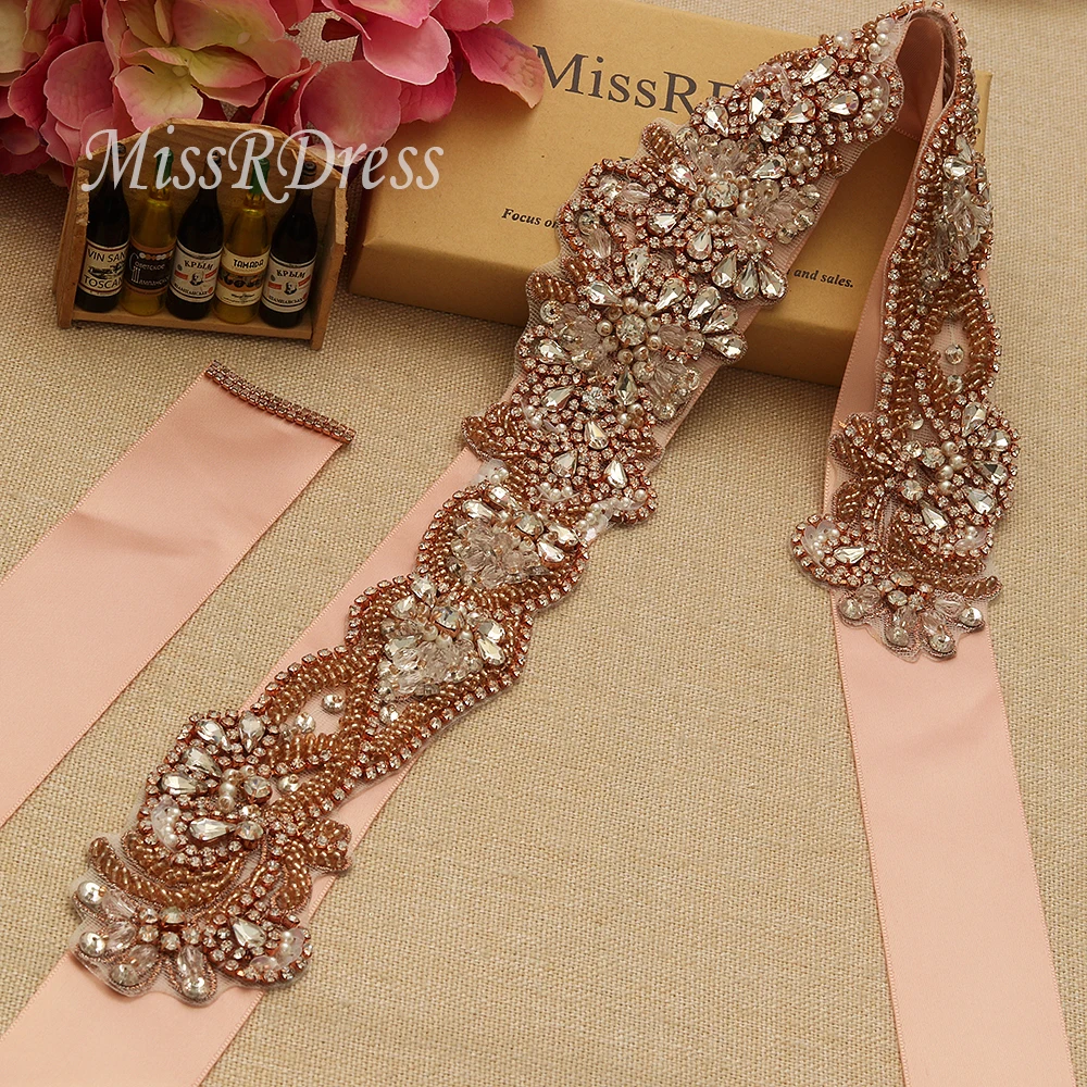 MissRDress Hand Beaded Wedding Belt Rhinestones Bridal Belt Rose Gold Crystal Bridal Sash For Wedding Evening Gown JK826
MissRDress Hand Beaded Wedding Belt Rhinestones Bridal Belt Rose Gold Crystal Bridal Sash For Wedding Evening Gown JK826