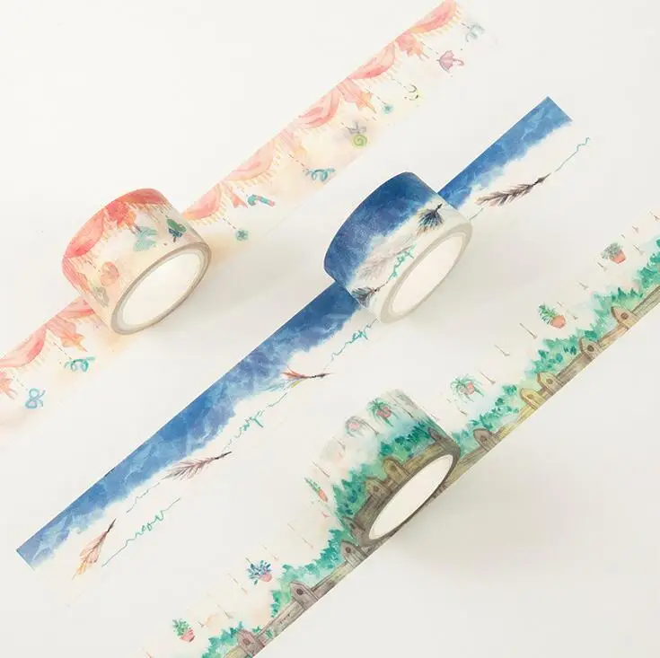 Novelty Secret Scenery Washi Tape Adhesive Tape DIY Scrapbooking Sticker Label Masking Tape
Novelty Secret Scenery Washi Tape Adhesive Tape DIY Scrapbooking Sticker Label Masking Tape