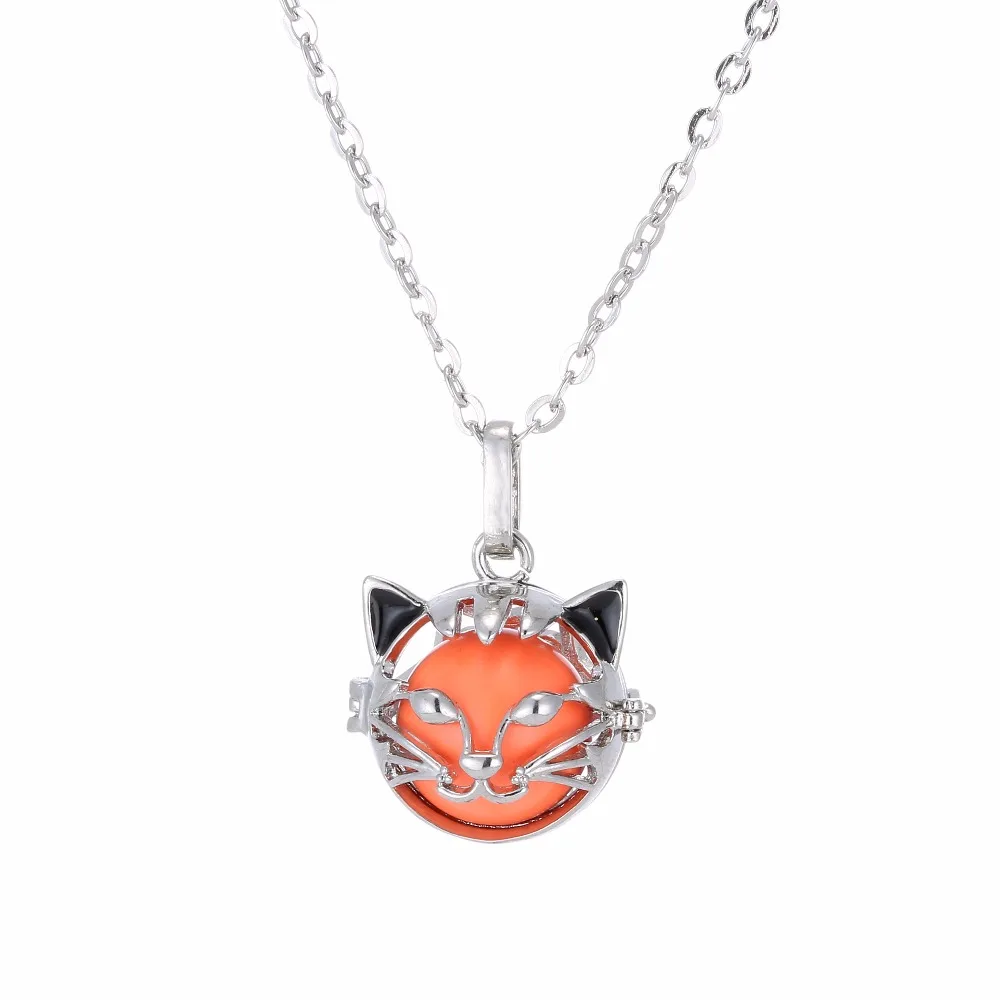1pcs/lot Love Gift For Wife And Baby Cat Animal Copper Hollow Cage Chime Magic Box Sound Ball Pendant Pregnancy Necklaces
1pcs/lot Love Gift For Wife And Baby Cat Animal Copper Hollow Cage Chime Magic Box Sound Ball Pendant Pregnancy Necklaces