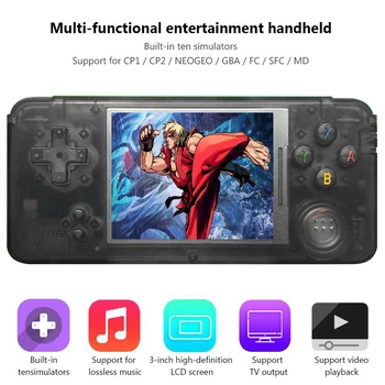 RETRO Handheld Game Console 3.0 inch classic Player built-in 1151 different games Support for CP1/CP2/GBA/FC/S F C/ MD/ NEOGEO
RETRO Handheld Game Console 3.0 inch classic Player built-in 1151 different games Support for CP1/CP2/GBA/FC/S F C/ MD/ NEOGEO