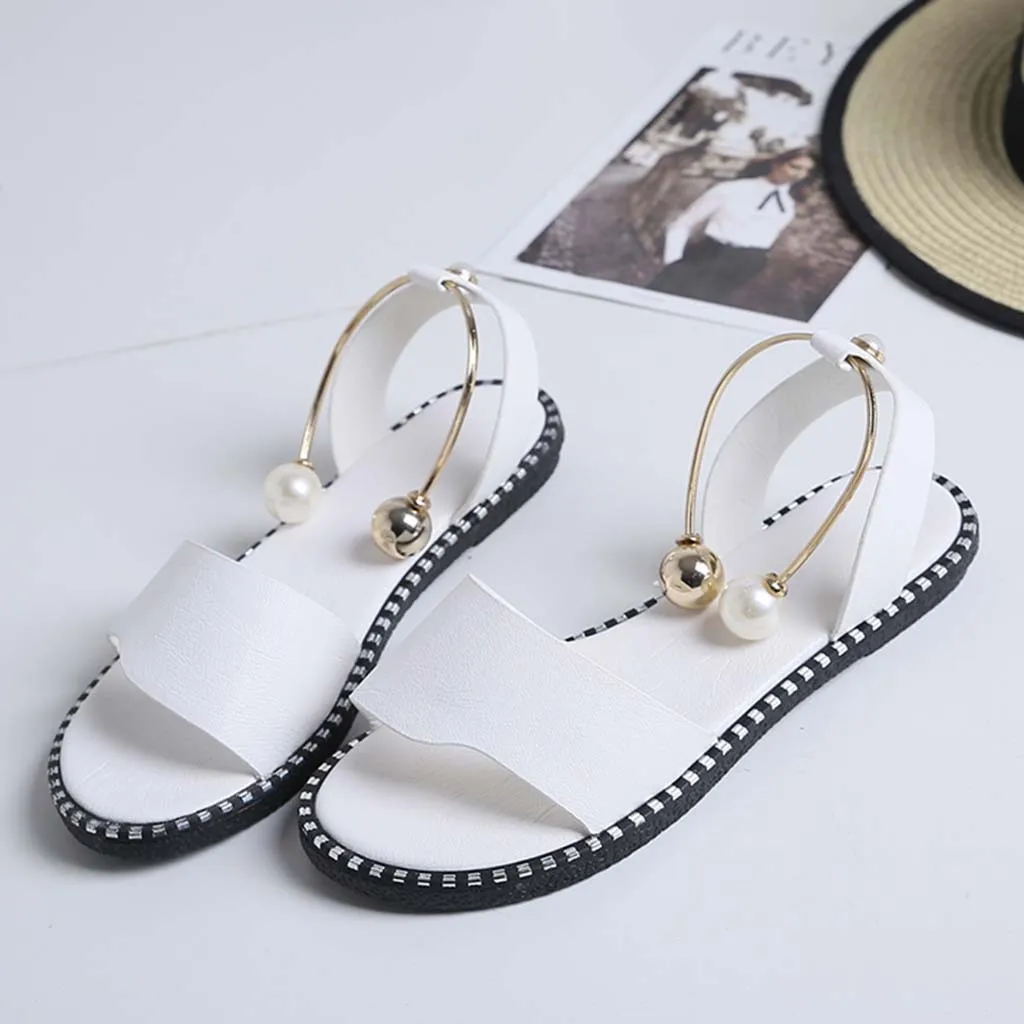 2019 Zapatos Mujer Fashion Rome Slip-On Women Sandals Flip Flops Solid Round Toe Pearl Buckle Causal Sandals Shoes
2019 Zapatos Mujer Fashion Rome Slip-On Women Sandals Flip Flops Solid Round Toe Pearl Buckle Causal Sandals Shoes