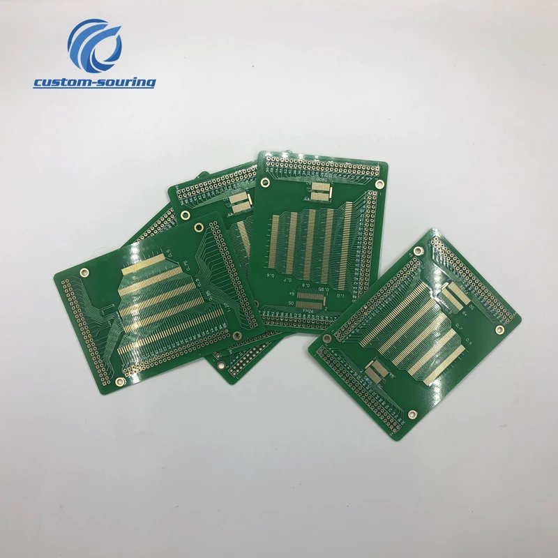 Free shipping 5pc Universal PCB board 50P 0.5 0.6 0.7 0.8 0.85 0.75 0.9 1.27 pitch LCM TFT LCD Transfer test | Электронные