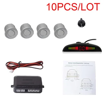 10pcs Vehicle Reverse Backup Radar System with 4 Parking Sensors Distance Detection+LED Distance Display+Sound Warning(silver)
10pcs Vehicle Reverse Backup Radar System with 4 Parking Sensors Distance Detection+LED Distance Display+Sound Warning(silver)